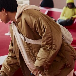 Offline by Aerie Women's Satin Bomber Jacket